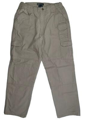 Tactical Men's Khaki Cargo Pants 34x32 Style 74251