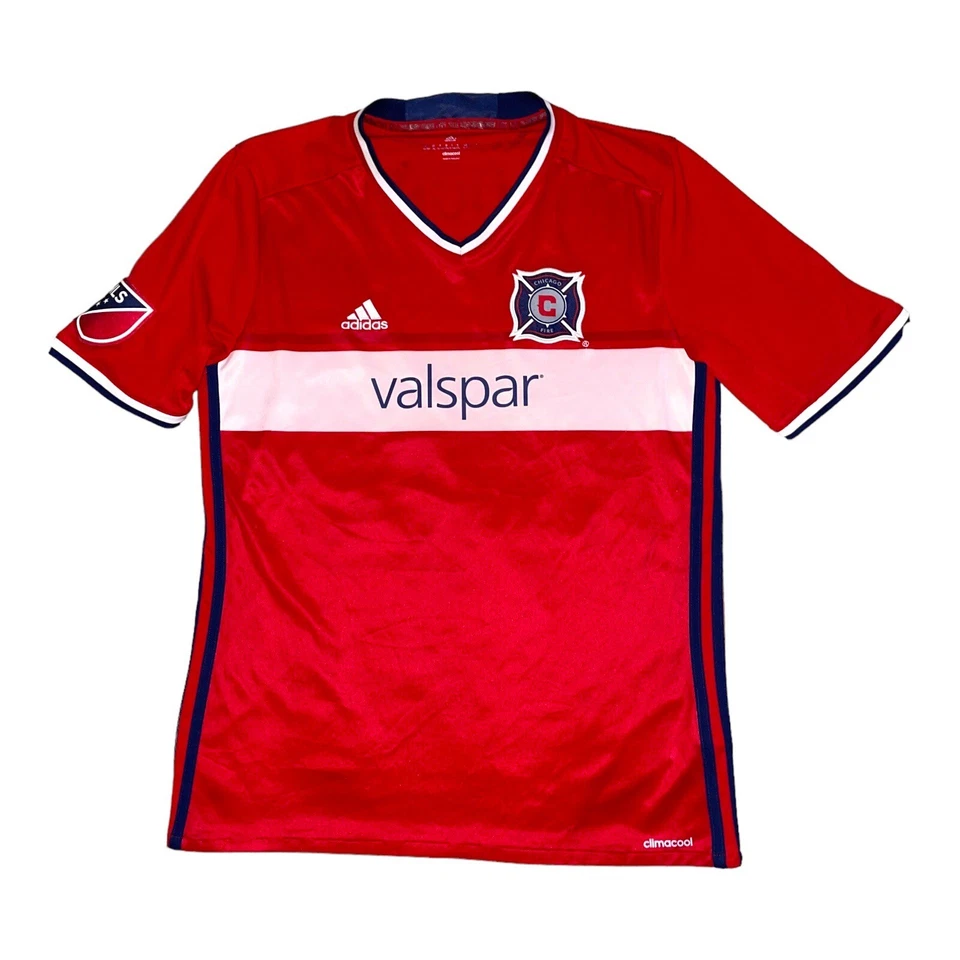 Chicago Fire Signed Jersey Adidas Clima Cool #22 Patrick Doody SIGNED SIZE Y-XL - Image 2 of 4