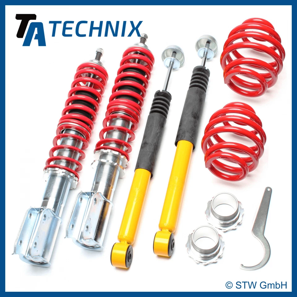TA TECHNIX COILOVER PER RENAULT CLIO II, TIPO B SOLO DISTANZA FORO 58MM + TUV - Immagine 2 di 4