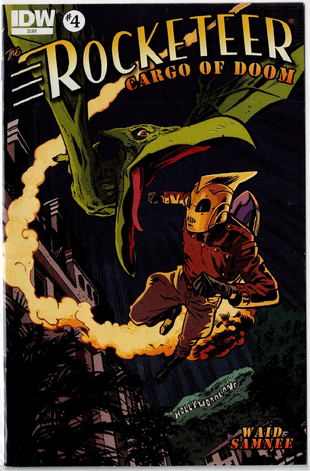 The Rocketeer Cargo of Doom #4 IDW Publishing noviembre 2012 casi nuevo+ 9,6