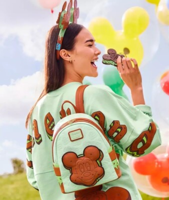 Disney Parks Eats Mickey Ice Cream Sandwich Backpack Mint  display picture 3