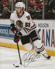 Erik Gustafsson signed Chicago Blackhawks 8x10 photo autographed Hawks