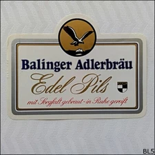 Balinger Adlerbrau Edel Pils Beer Label (BL5)