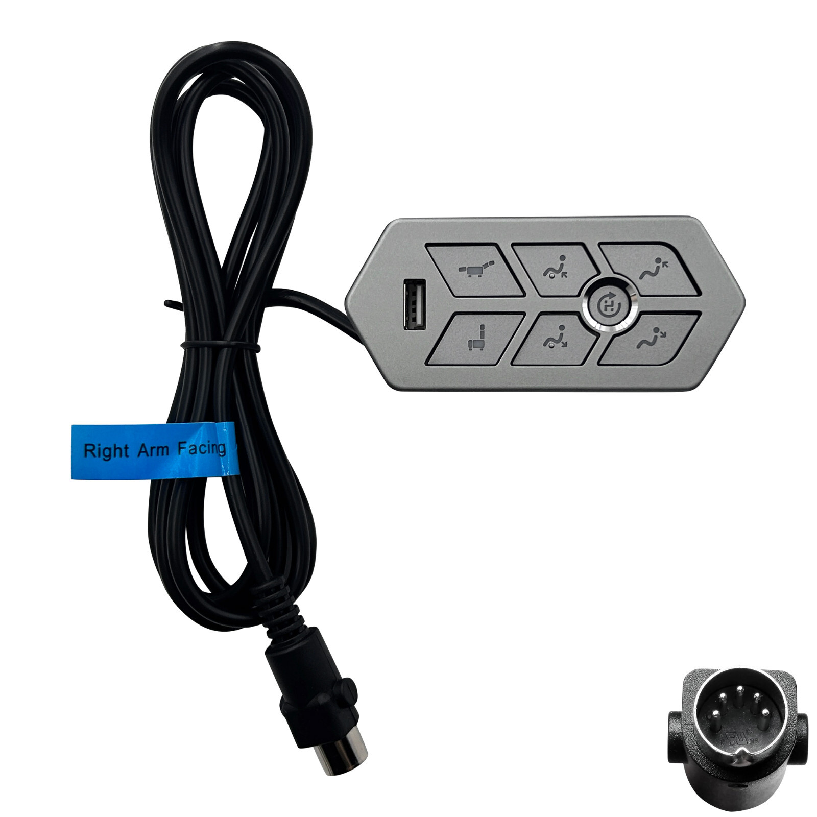 Emomo 7 Button 5 Pin Switch Hand Control Model TRGIN Replacement with USB