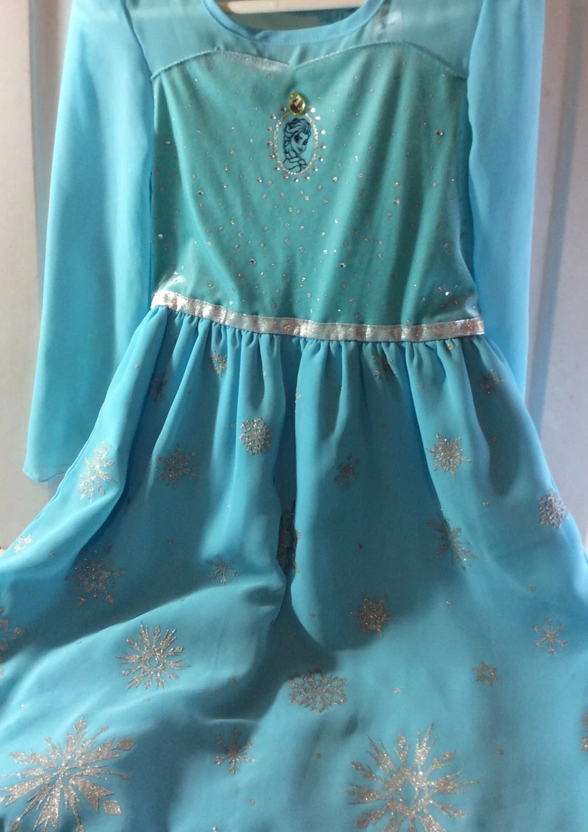 Disney Frozen Elsa Dress Size 4 eBay
