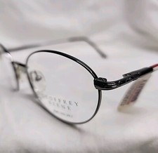 Geoffrey Beene GB 1167 Gunmetal Metal Full Rim Eyeglass Frame 50/19/137
