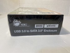 SIIG Externes Festplattengehäuse USB 3.0 – Für 2,5" HDD/SSD Bis 2 TB, Inkl. Kabel, Plug & Play