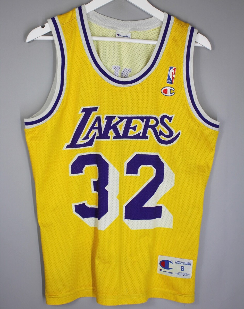 NBA LOS ANGELES LAKERS BASKETBALL SHIRT JERSEY #32 JOHNSON