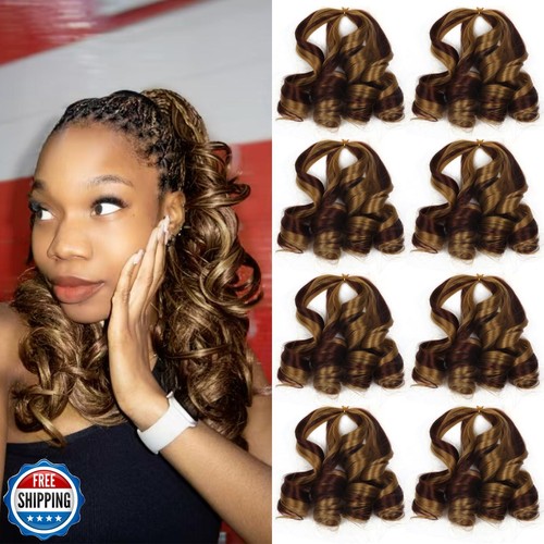 Mixed Color Braiding Hair 10 Inch French Curly Braiding Hair Short French Cur