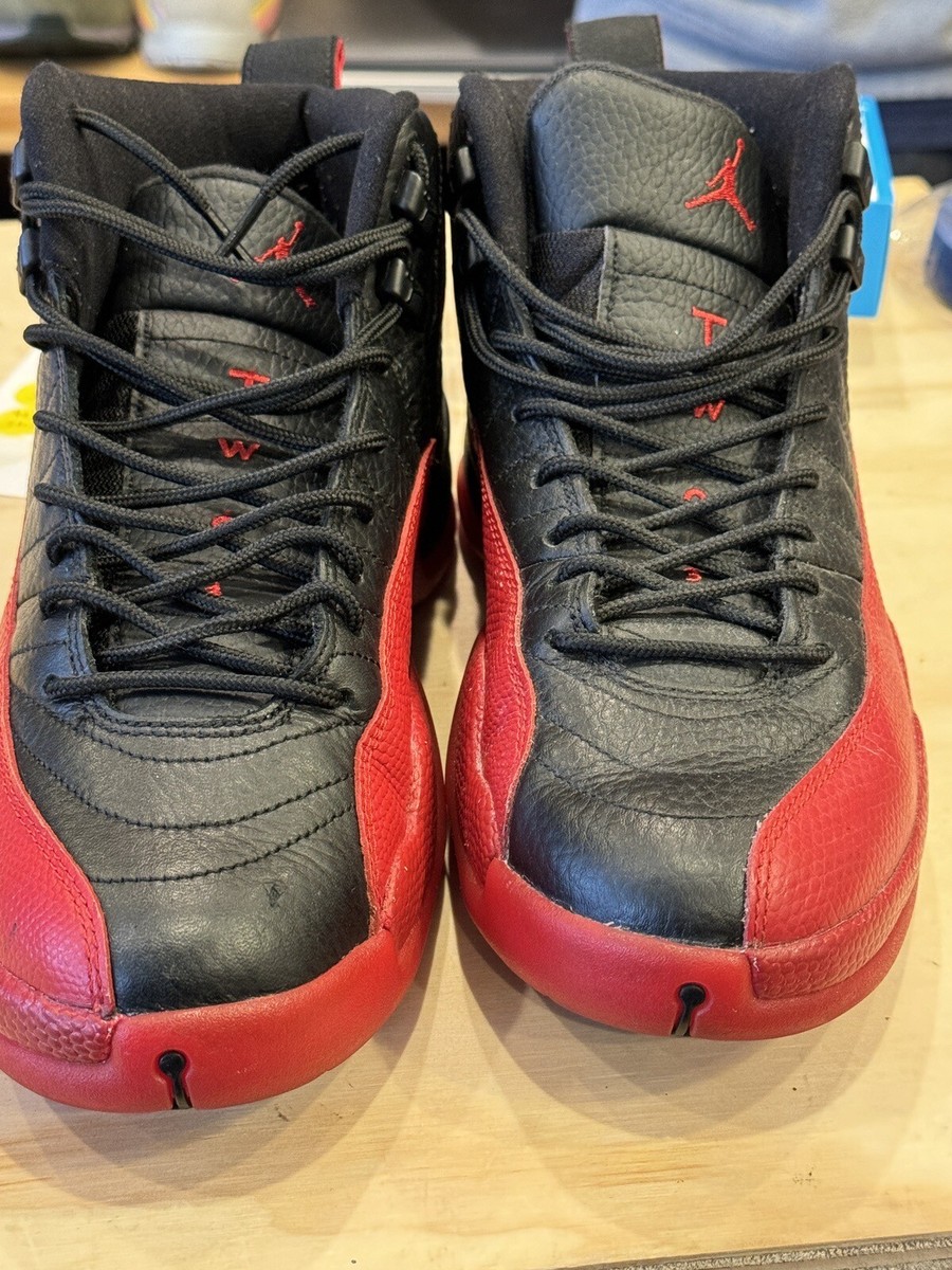 0017 su) Nike Air Jordan 12 XII Retro Flu Game 2016 BRED 130690