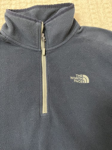 The North Face Herren Pullover mit Reißverschluss Größe Large marineblau Rollkragenpullover bequem - Bild 2 von 9