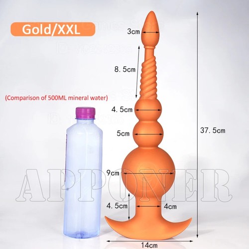 Anal Beads Dildo Simulation Anal Tail Butt plug Anal Stimulation Sex Toy Dilator - Picture 18 of 38