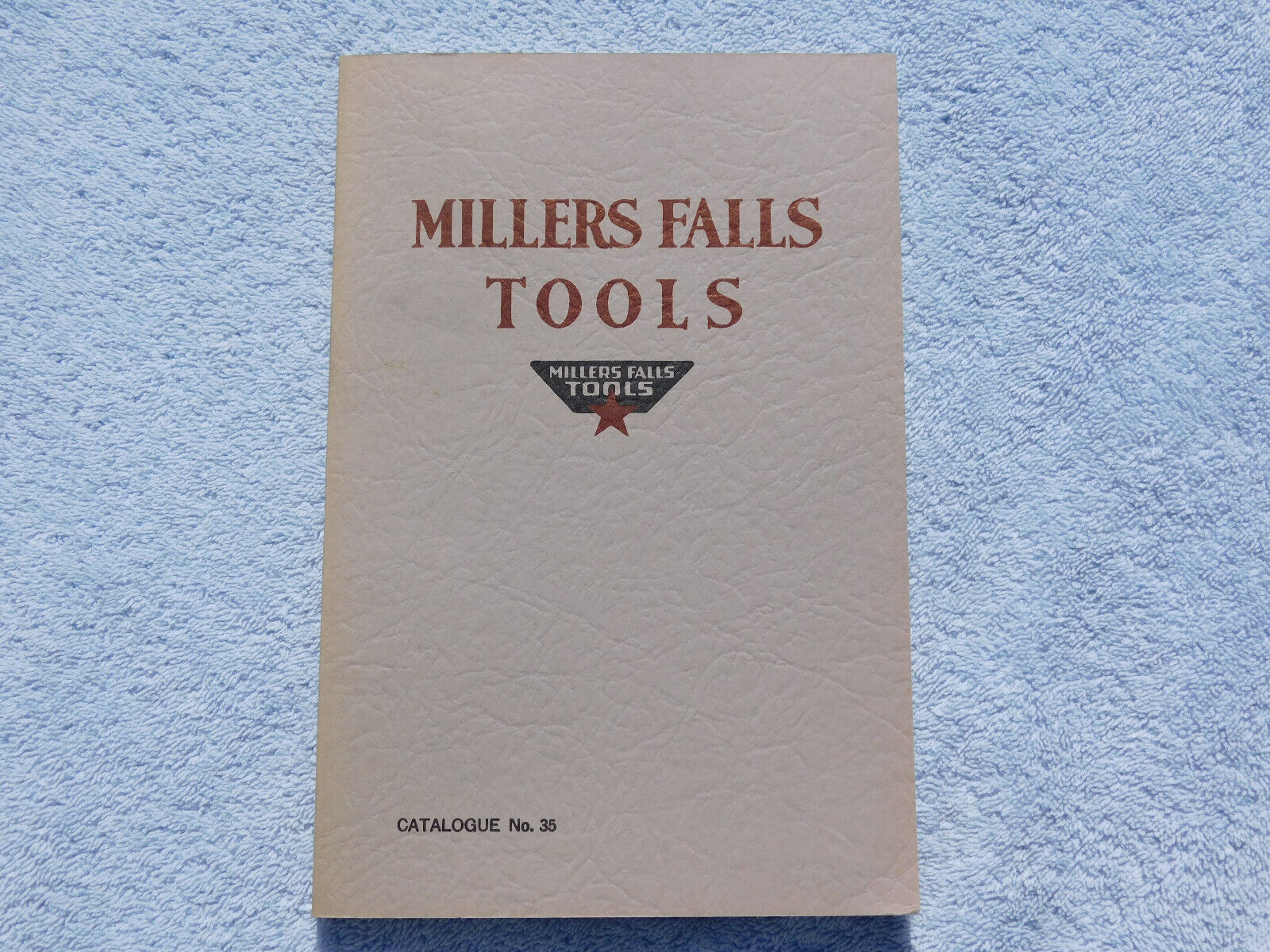 1915 MILLERS FALLS Tool Catalog #35 - Bits, Hand Drills, Braces, Saws, Chisels