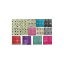 100 PLASTIC SCRABBLE TILES IVORY BLACK LETTERS NUMBERS FOR CRAFTS ALPHABETS