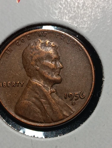 1956-D Lincoln Wheat Penny - Xf  Choice  F/704