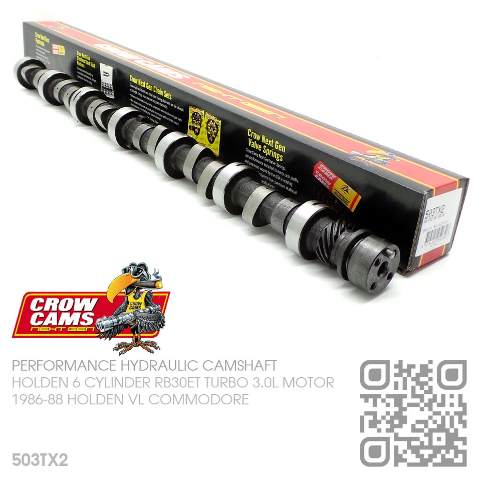 CROW CAMS 503TX2 CAMSHAFT 6 CYL RB30ET 3.0L TURBO MOTOR [HOLDEN VL COMMODORE] - image 4 of 4