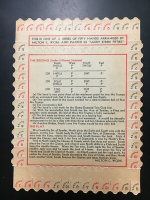 Vintage LUCKY STRIKE Cigarettes Dorothy Mackaill Card 33 Milton 4x5.5 Bridge 