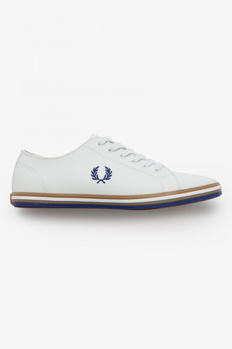 Fred Perry Kingston Leather Trainers - White - Low-top Sneakers