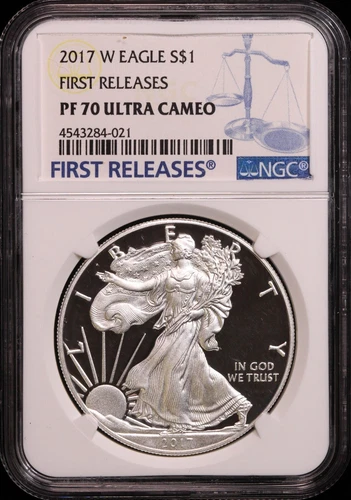 2017 W Eagle S$1 First Releases NGC Certified PF 70 Ultra Cameo