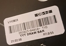 Rear Bumper Reinforcement Hitch Bar Tacoma. Toyota Part # 05203-04010-TXO  TYT