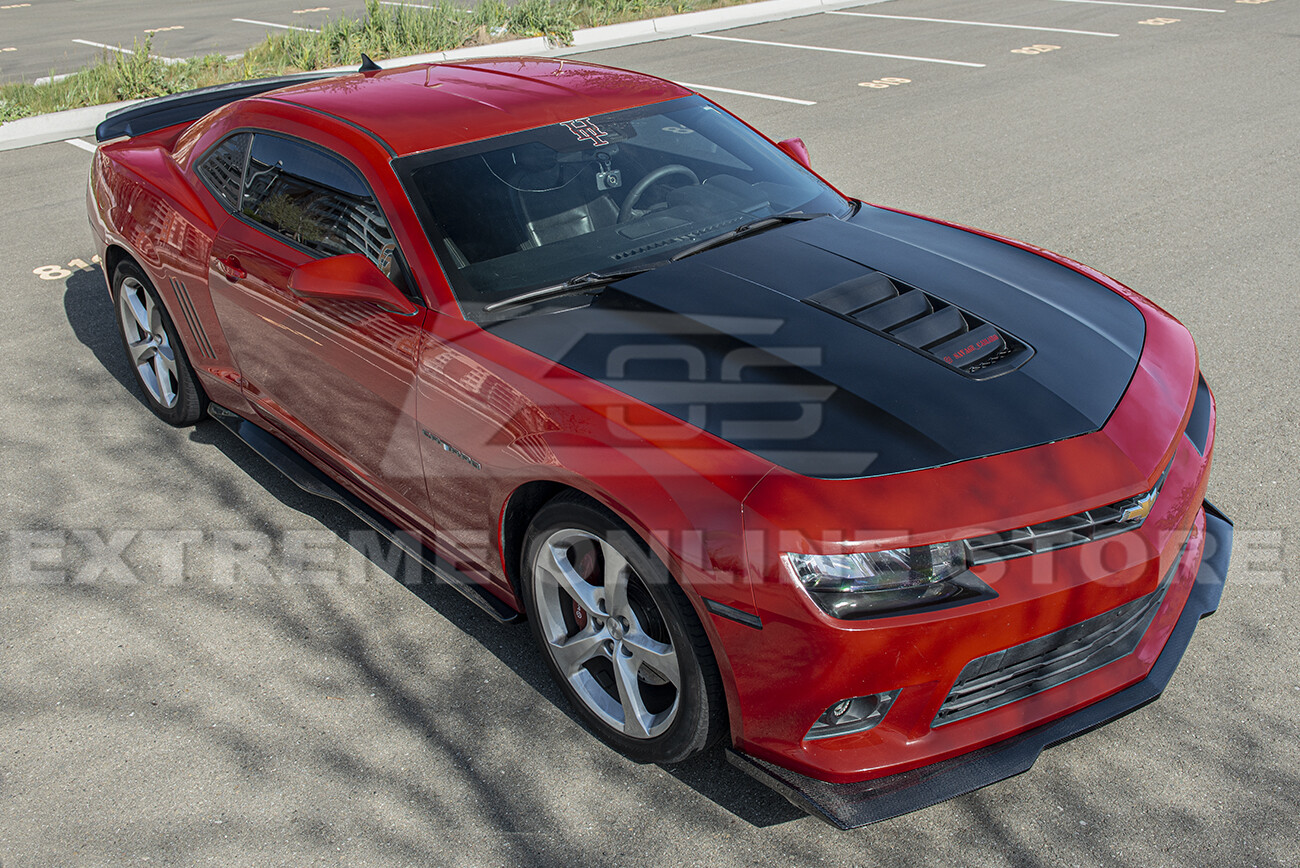 For 1415 Camaro SS ZL1 1LE CARBON FIBER Front Lip Splitter & Side