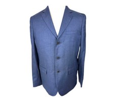 Kooples Vestaire Navy Wool 3 Button Wool Mens Blaze 46R NEW