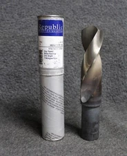 Republic Drill Corp. High Speed Screw Machine Drill Bright 118° Point 600 1-7/16