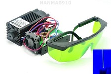 Focusable TTL 4W 4000mW 445nm 450nm Blue Laser Module Engraving Cutter Machine