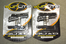 Sunlite Brake Pads Set 2 Pairs Road Mountain Bike V-Brake Block Shoes FREE SHIP