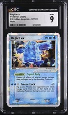 CGC 9 MINT Regice EX 97/101 EX Hidden Legends Holo Pokemon Card on eBay