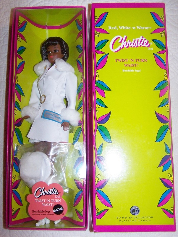 2007 NRFB Platinum Label Red, White & Warm Christie Twist 'n Turn Doll #K9140