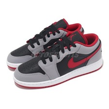 Nike Air Jordan 1 Low GS AJ1 Cement Fire Red Kids Youth Casual Shoes 553560-060