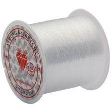 0.2/0.25/0.3/0.35/0.4/0.45/0.5/0.6Mm 1 Roll Fish Line Wire Clear Non-Stretch Str