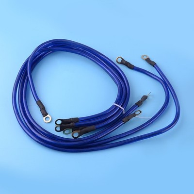 Grounding Cable Kit 5-Point Car Earth Cable System Ground Wire Kit k1