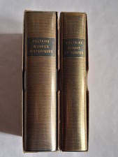 Voltaire, Romans et contes, 1986 + Oeuvres historiques 1987,  Pléiades Gallimard