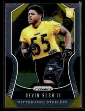 2019 Panini Prizm #313 Devin Bush II Rookie Card Pittsburgh Steelers