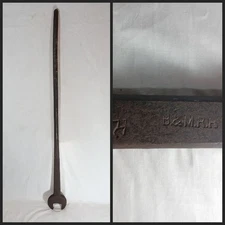 Rare Vintage Woodings Verona Boston & Maine Railroad Track Wrench, Giant 47.5"
