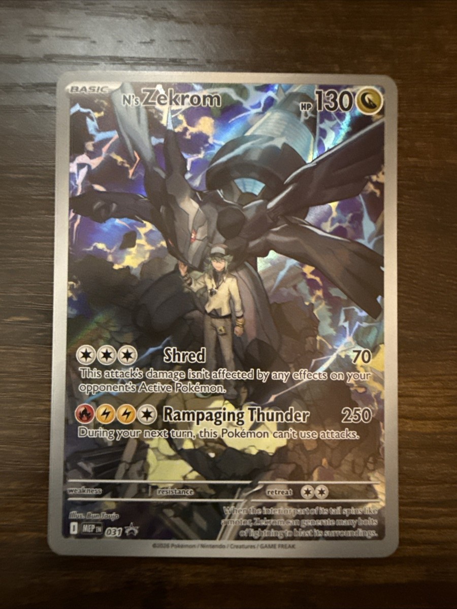 N's Zekrom | 31 | Pokemon | Ascended Hero's | Black Star Promo | eBay