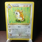 Raticate Shadowless 1st Edition 40/102 Base Set  Pokemon Card NM/M Great example