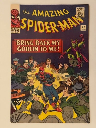 Amazing Spider-Man #27 - VF+ 8.5 - STUNNING - Green Goblin - Marvel 1965