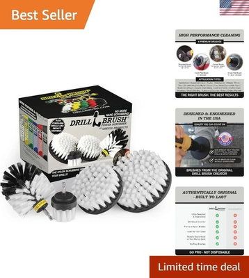 #ad Soft Bristle Power Scrubber Drill Brush Set for Car Truck and Upholstery Care $69.20