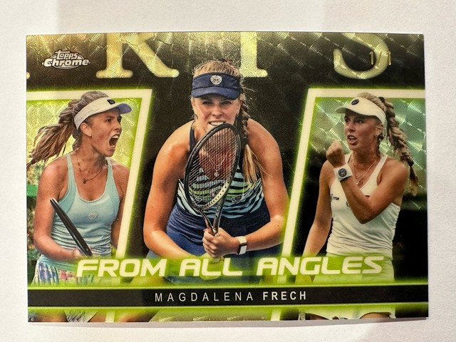 2025 Topps Chrome Tennis Magdalena Frech SUPERFRACTOR 1/1 🔥ONE OF ONE!🔥