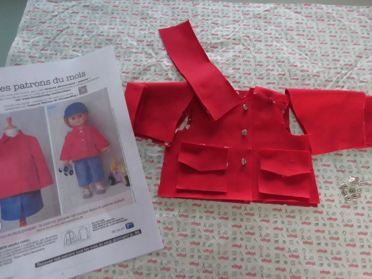 Patron De Couture « Tenue Complète » Emilie - Modes Et Travaux Juin 1987 - Neuf