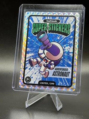 2025 Vee Friends Manga Super Stickers Adventurous Astronaut Limited /99