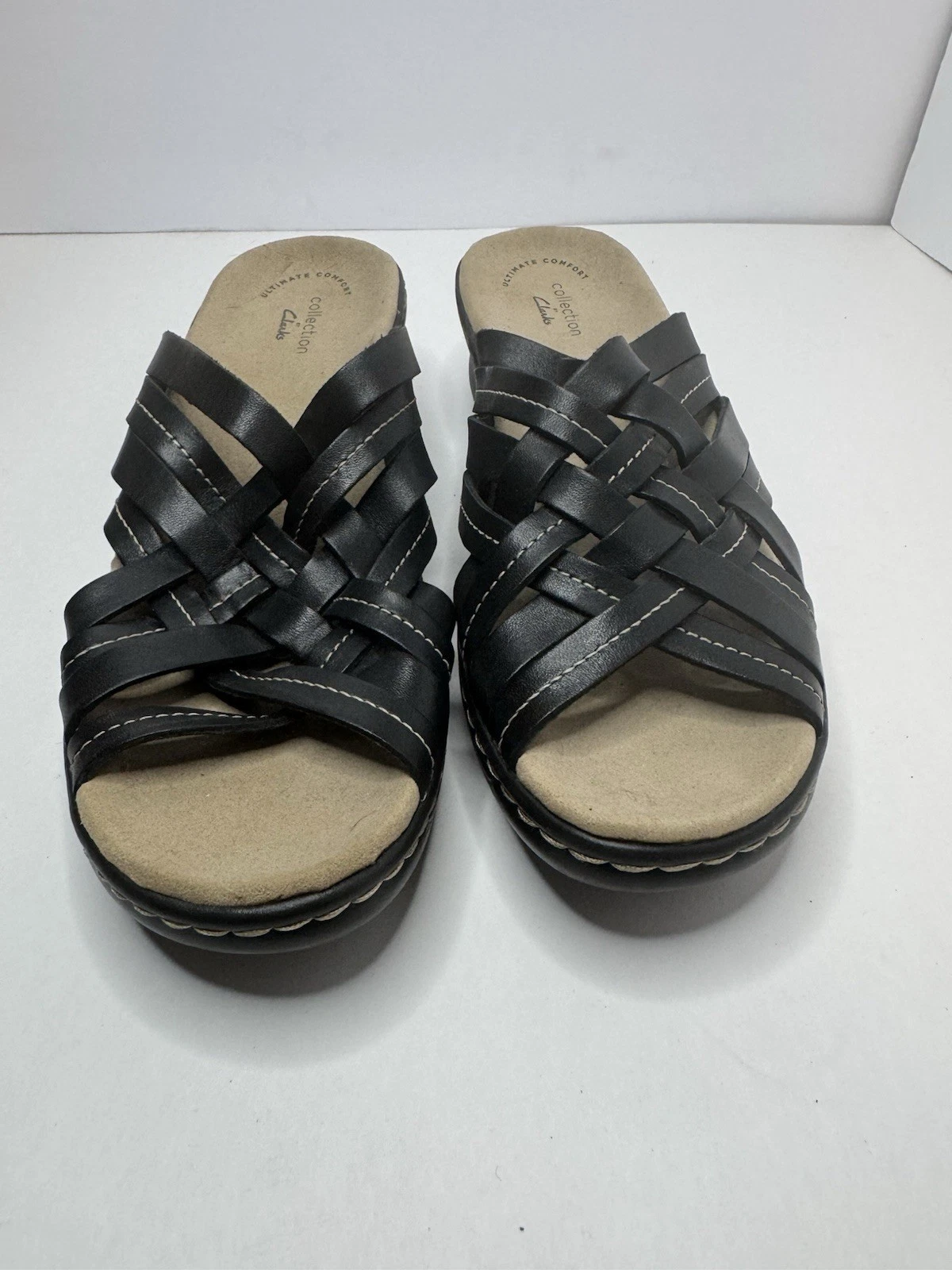 Sandali Clarks 'Lexi Selina' in pelle intrecciata taglia 9N