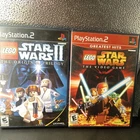 Lego Star Wars 1 And 2 PS2 Manuals Tested And Working