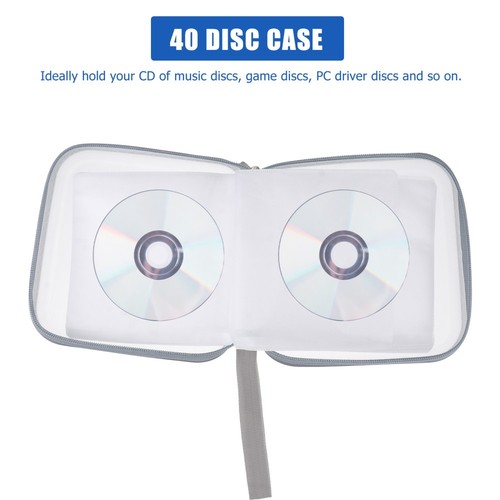 Transparent Nützlich Disc Organizer VCD Brieftasche Für Schlafzimmer - Afbeelding 4 van 12