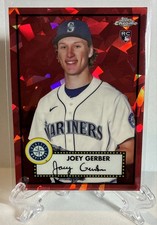 2021 Topps Chrome Platinum Anniversary - Joey Gerber #88 Red Atomic Refractor...