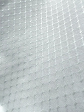 WHITE Diamond Upholstery Drapery Brocade Fabric 54 in. Sold By The Yard