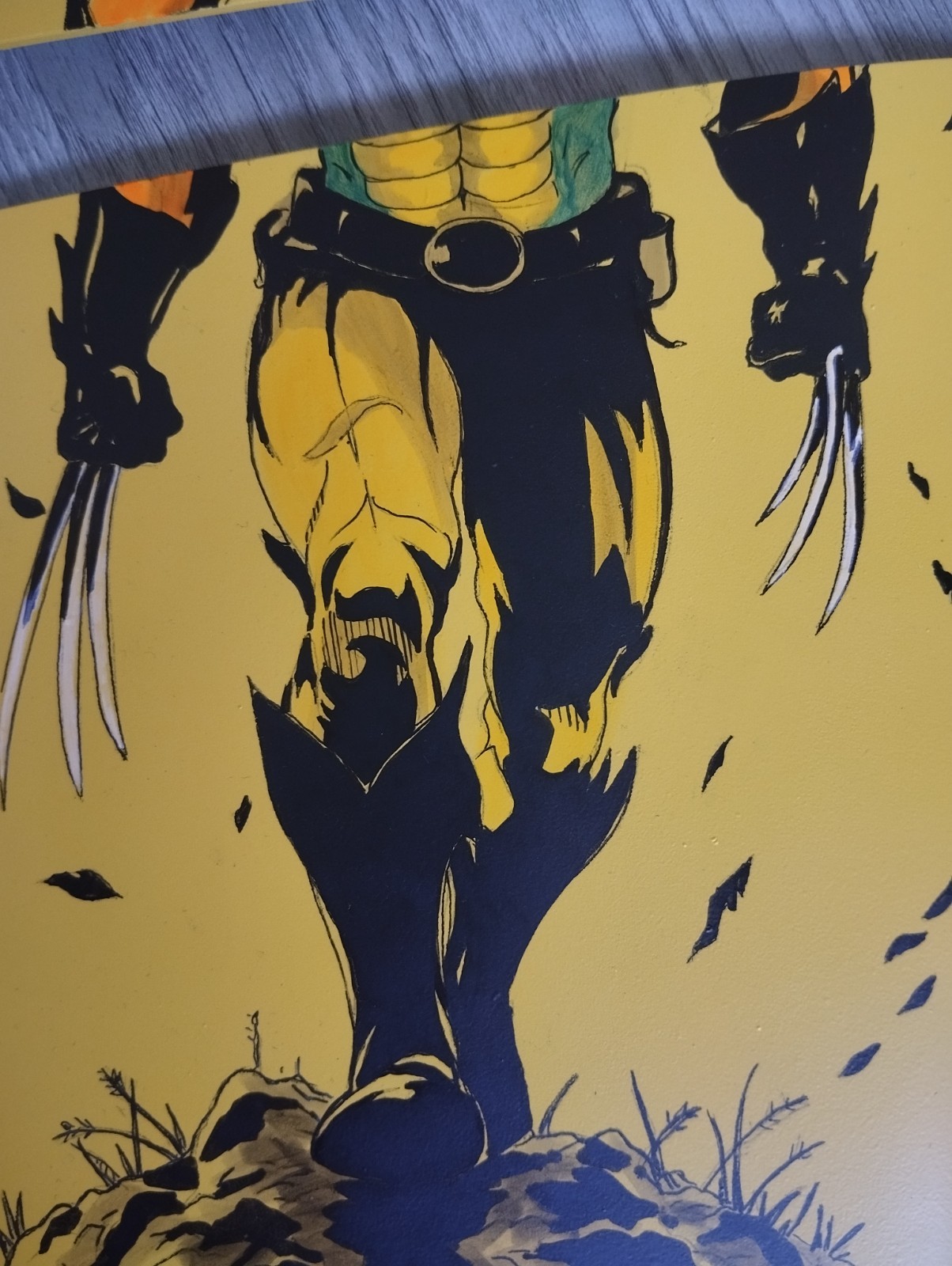 PS5 PRO Disco Marvel's Wolverine personalizzato " disegnato a mano " foto 5